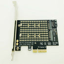 Socket M key M.2 NVMe SSD to PCIe Adapter Card Support PCI Express 3.0 x4