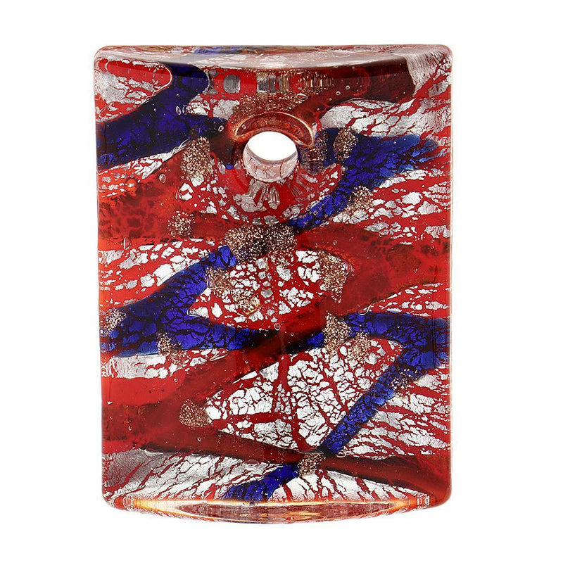 1 Piece Red Coloured Glaze Pendant Beads for DIY Jewelry Making Decoration