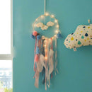 Led Dream Catcher Cloud Feather Dreamcatcher Girl Birthday Gift Baby Room D