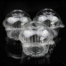 100Pcs Cup A Cake Clear Pod Muffin Container