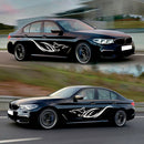 1 Pair Car Stickers Dolphin Totem PVC Vinyl Auto Body Side Decals Graphics