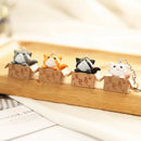 Cartoon Cute Cat Pendant Keychains Metal Key Rings Women Bag Car Key Chain Gi JR