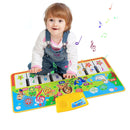 Baby Musical Mat with Animal Voice Play Mats Touch Play Game Musical Carpet
