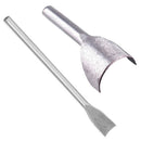 2 Pieces Leather Craft Strap Belt Walllet End Cutter Punch Tools 10mm +25mm
