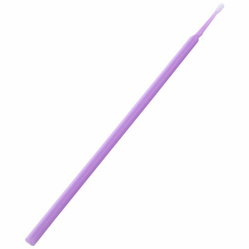 100 Pcs Disposable Swab Applicator Micro Brush Eyelashes Extension Mascara  R2C9
