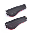 1Pair Bike Handlebar Fiber Leather Mountain Bike Grips Non-slip Lock For Bic_kz