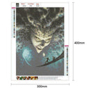 5D DIY Full Drill Diamond Painting Cross Stitch Embroidery (Monster)