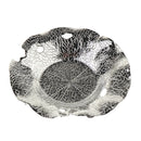Durable Alloy Tea Cup Saucer Chinese Kung Fu Tea Drink Coaster for Home Office
