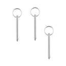 3Pcs 6.3x95mm Stainless Steel Yacht Bimini Top Deck Hinge Quick ReleasePins