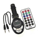 Car MP3 Player Wireless FM Transmitter Modulator USB Delicate Remote SD CD U6B4