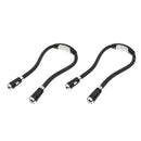 2x LED Book Light Rechargeable Light Reading Lamp Hands Free Flexible Arm