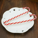 Twisted PVC Candy Canes Red & White 13 cm Christmas Tree Decoration 6 pcs N8Y4
