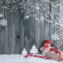 Christmas Background Cloth Snowman Tree Home Photographic Decor (Y-2185) A