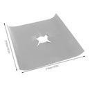 12pcs Reusable Gas Stove Top Burner Protector Liner Pad Cover Kitchen Cl XHZ