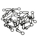 25pcs Carp Fishing Quick Link Clips Round Head Snap Safty Connector Pin Matt
