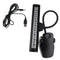 Flexible 9 LED Music Stand Lamp Clip-on Bedroom Desk Book Reading Light Black