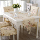 40*150cm Flowers Embroidered Lace Floral Table Runner Table Top Party Home UQW