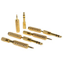 2sets AUX Cable 6.35mm Male To 3.5mm Female Audio Adapter For Headphone Plug