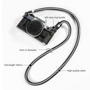 Nylon Rope Camera Shoulder Neck Strap Belt Sling for DSLR Camera (Black)