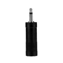2pcs Single Channel Guitar Bass Stereo Audio Adapter 6.5 Plug to 3.5 Jack