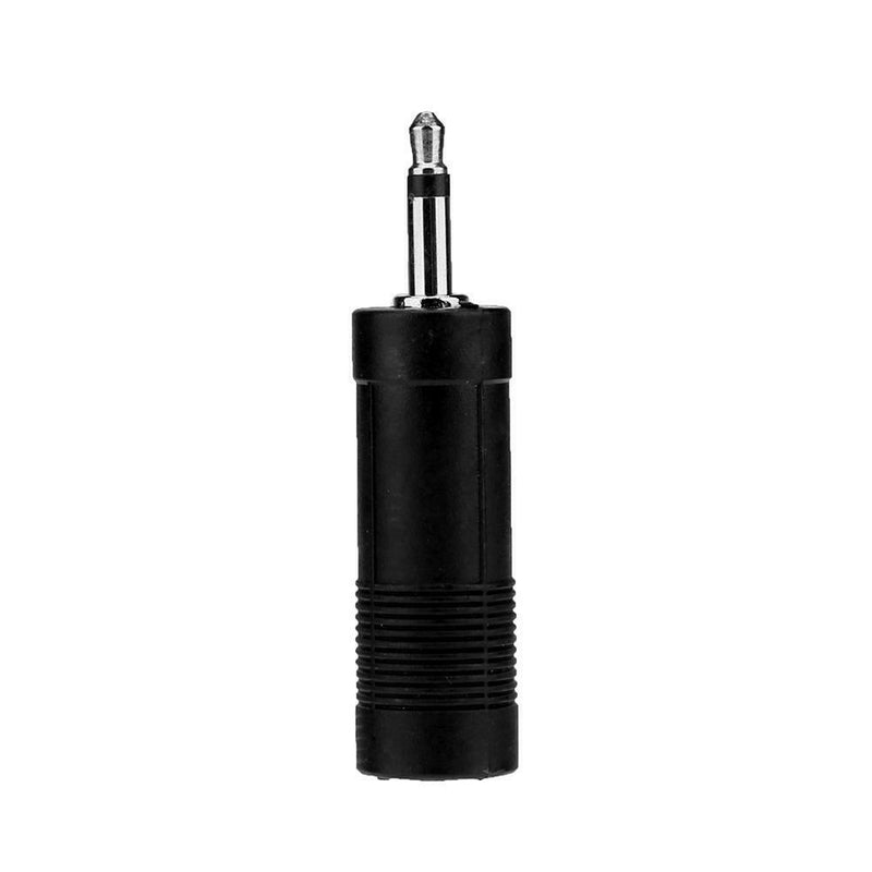 2pcs Single Channel Guitar Bass Stereo Audio Adapter 6.5 Plug to 3.5 Jack
