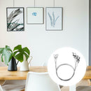 Stainless Steel Exhibition Art Gallery Photo Display Wire Cable Hook (4PCS) A