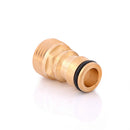 Water Brass Hose Pipe Tube Fitting Garden Tap Quick Connector Adaptor 1/2" TO