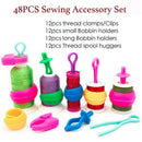 48 Pieces Bobbin & Thread Buddies - Bobbin Holder Clips/Bobbin Thread Clamp