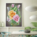 5D DIY Special Shaped Diamond Painting Flower Cross Stitch Mosaic Kit Decor