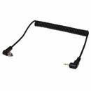 2.5mm to Male PC Flash Sync Cable Screw Lock for Trigger Studio Light I3O6