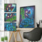 5D DIY Special Shaped Diamond Painting Girl Cross Stitch Mosaic Craft Kits