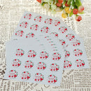 120Pcs(10Sheet) Heart Wreath Especially For You Sealing Stickers Gift Box Lab OZ