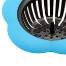 Bath Drain Shower Tub Strainer Cover Sink Trap Basin Stopper Filter Blue