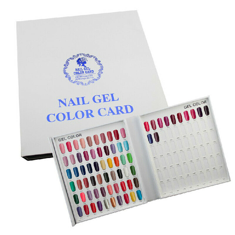 120 Tips Professional Gel Polish Display Book Chart for Nail Art Design Man N5U5