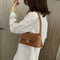 Classic Women Handbag PU Leather Shoulder Bag Shopping Totes (Light Brown) A