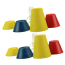 8PCS Professional Rubber Golf Tees - Easy to Use on Hard Ground or Winter Tees