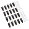 20 Pieces 6.35mm/6.35 Stereo Audio Microphone Female Socket Jack