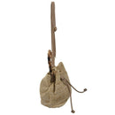 New Drawstring Women's Straw Bucket Bag Summer Woven Shoulder Bags Shopping