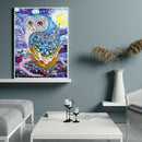 5D DIY Special Shaped Diamond Painting Owl Cross Stitch Mosaic Craft Kit