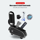 Bike Handlebar Pannier Phone Holder Case Cycling Head Tube Touchscreen Bag