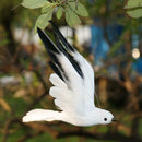 Simulation Feather Seagull Bird Hanging Decorations Gardening Mall Decor
