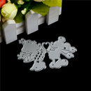 Vivid Two Mouse Metal Cutting Dies Stencils Cards Photo Album Decorative BX