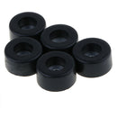 5 Pack Round Rubber Cabinet Amplifier Speaker CD Feet Pad Base 38x19mm Black