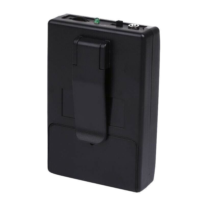 3.5mm Stereo Wireless FM Transmitter Receiver Lavalier Lapel Clip Microphon