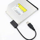 USB to 7+6 13PinSlim SATA/IDE CD DVD Rom Optical Drive Cable Adapter Converter3C