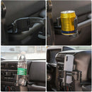 Multi-Function Drink Cup Phone Holder, 2 in 1 Bolt-On Stand Bracket Organiz