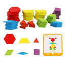 Children's Puzzle Set Colorful Baby Education Wooden Toys Children Learning N4Q4