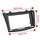 Car Radio Fascia Trim Kit, 9 Inch 2 Din DVD Frame Install Kit for MAZDA 3 2