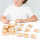Letter Tracking Board, Wood Alphabet Tracing Board from Montessori Learning