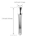 4 Pack Metal Makeup Spatula, Mini Spoon, Beauty Scoop for Facial Cosmetic,
